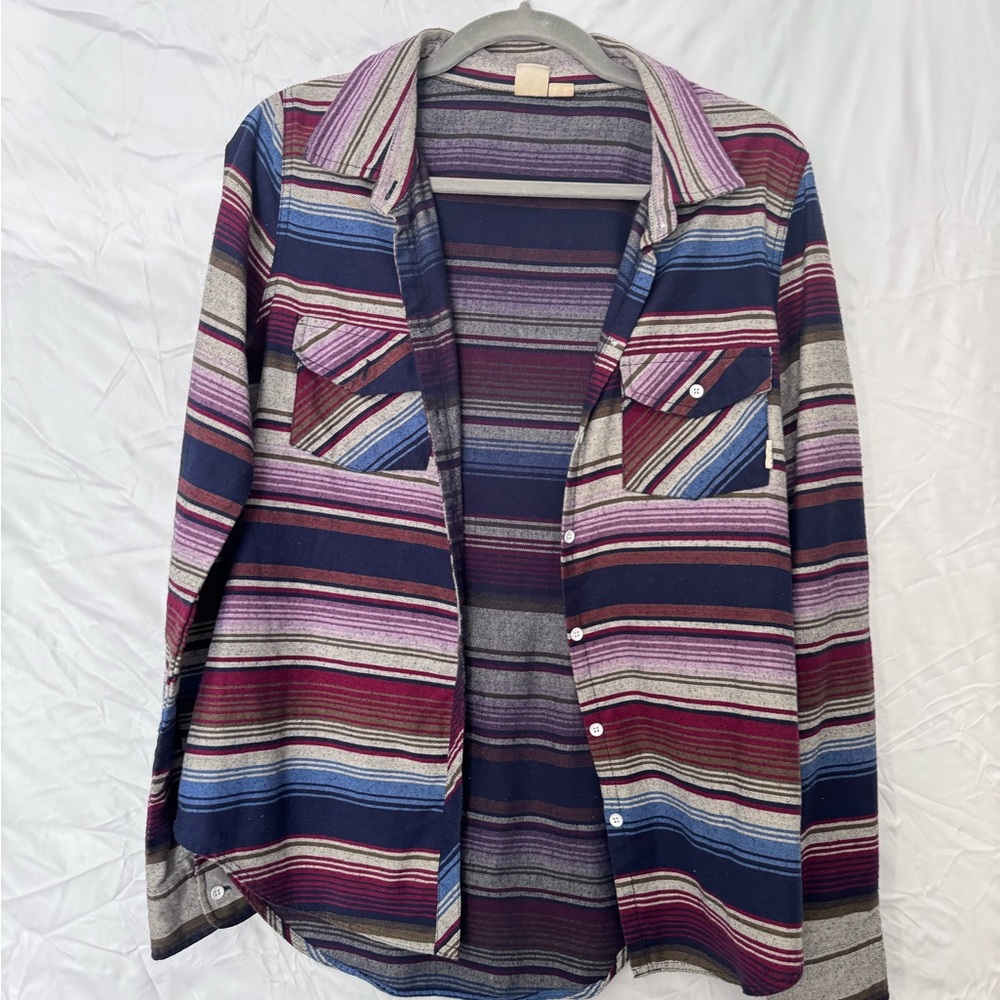 Roxy striped flannel